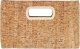 Cork top handle handbag